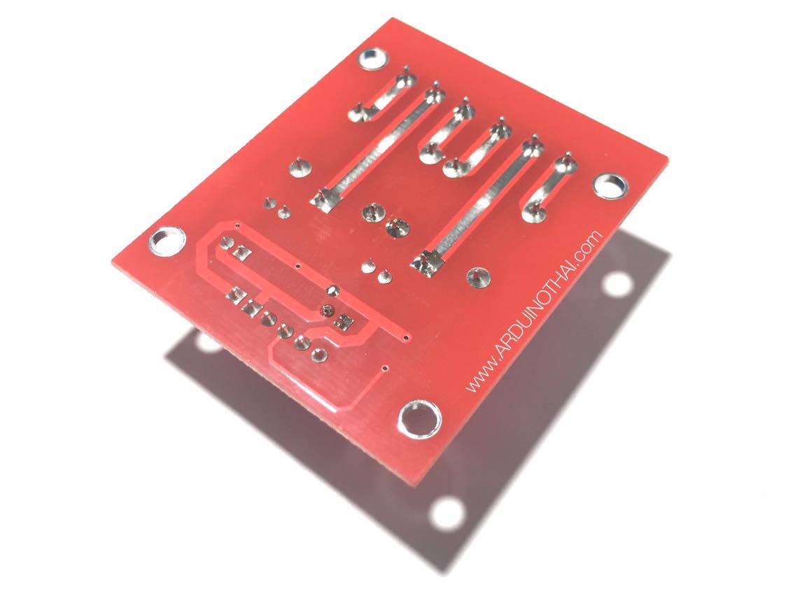 2 Channel 5V High Level Trigger Relay Module โมดูลรีเลย์ 2 ช่องควบคุมแบบแยกกราวน์