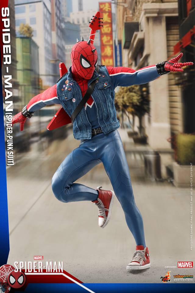 Hot Toys VGM32 MARVEL'S SPIDER-MAN - SPIDER-MAN (SPIDER-PUNK SUIT)