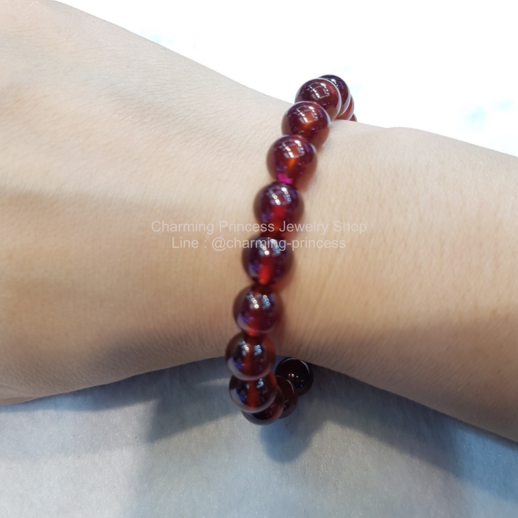Garnet Hessonite เฮสโซไนท์ การ์เน็ต หรือ โกเมน 9 มม AAA+ หินสำหรับคนเกิดเดือนมกราคม ความหมายดีมากๆ ทำมาค้าขึ้น ร่ำรวยเงินทอง พรั่งพร้อมลาภยศวาสนา