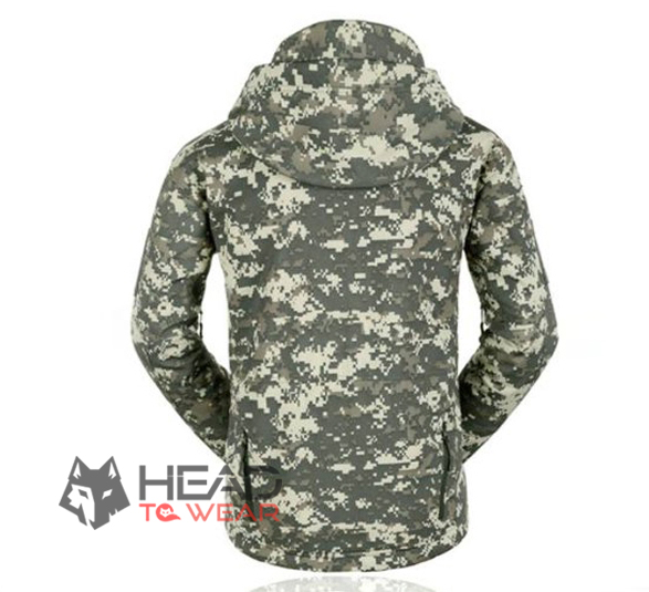 เสื้อแจ็คเก็ต Tactical กันน้ำ : ลายพราง Digital (ACU) รหัส JT005