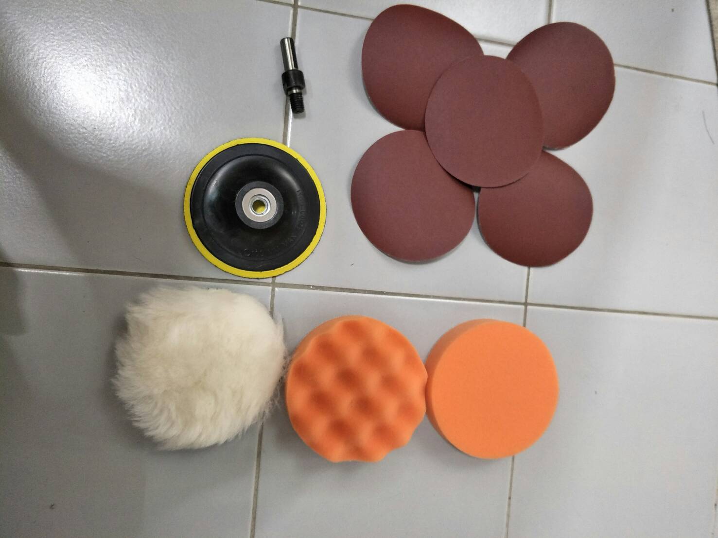 AD09 ชุดแปลงสว่าน เป็น หัวขัด ไม้ ขัดสี