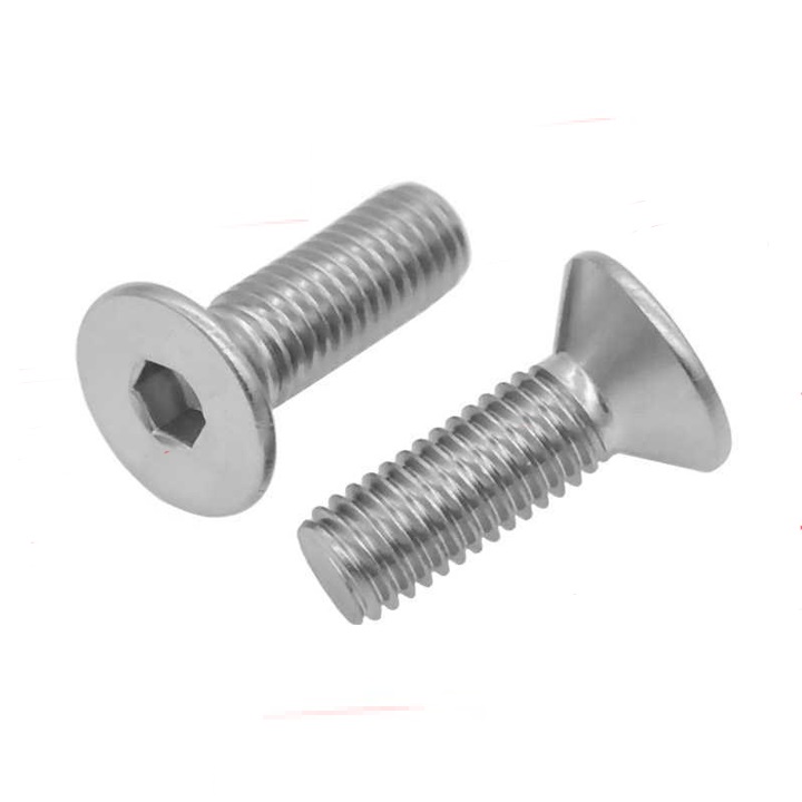 สกรูหัวเทเปอร์สแตนเลส 304 Screw Flat M3,M4,M5 / ชิ้น
