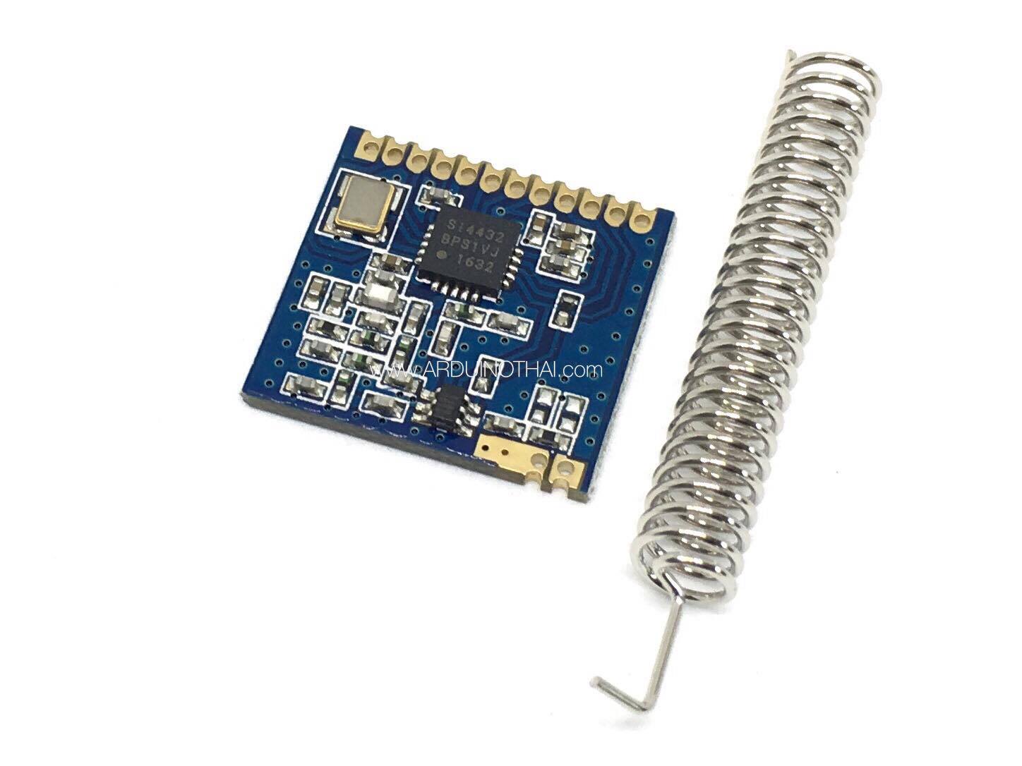 Ultra-small SI4432 wireless module โมดูลส่งสัญญาณไร้สาย 433Mhz แบบ SMD สต็อกไทยส่งไว