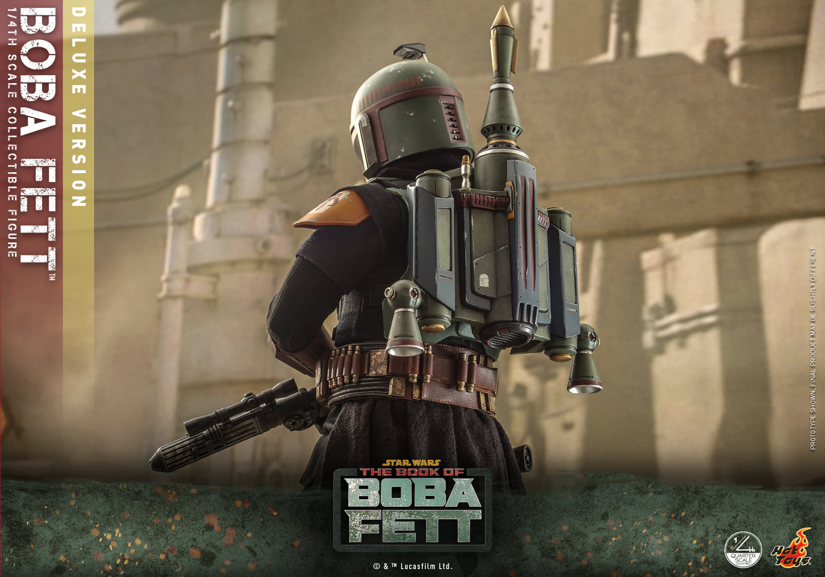 Hot Toys QS023 1/4 Star Wars: The Book Of Boba Fett - Boba Fett™ (Deluxe Version)