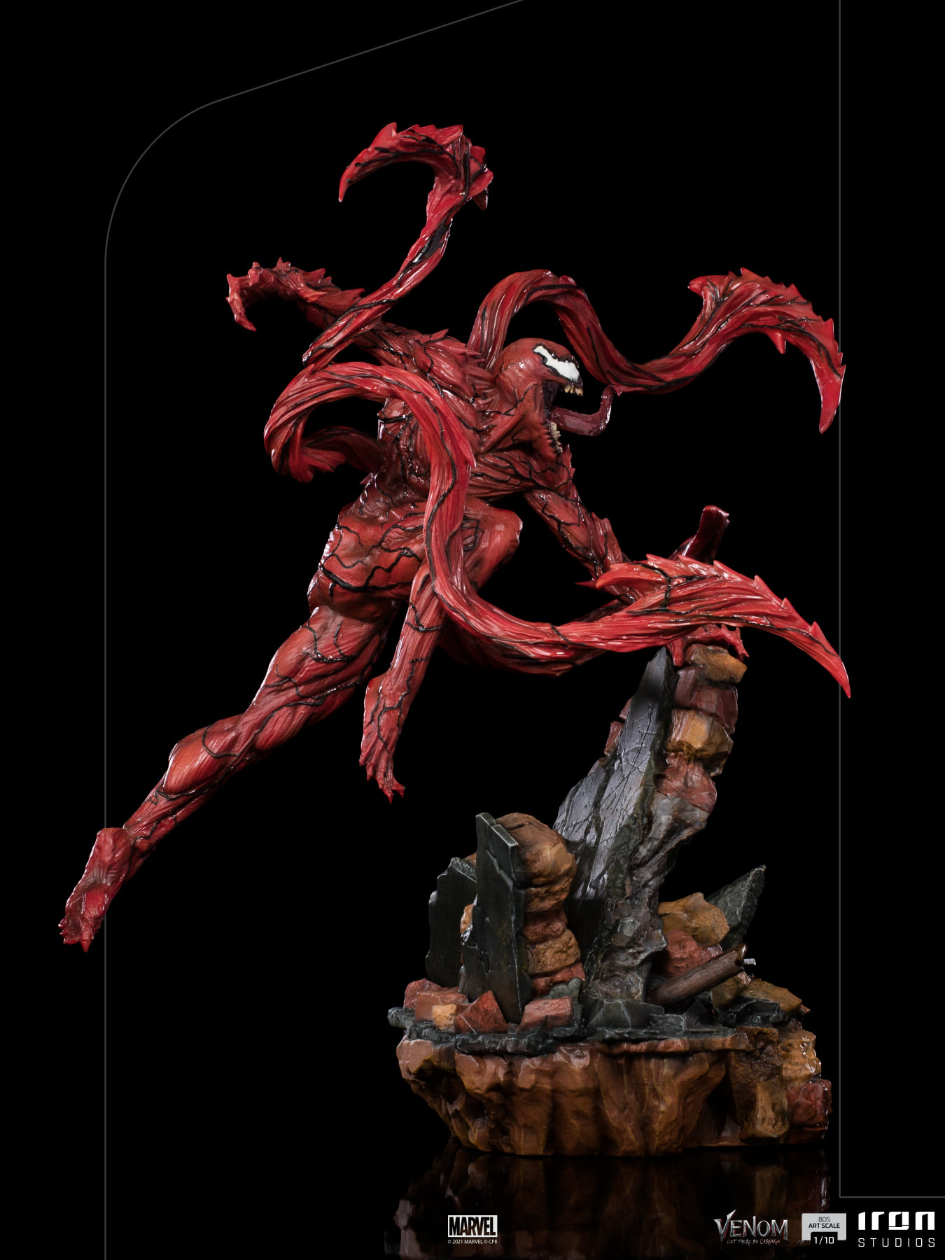 Iron Studios BDS Art Scale 1/10 Venom: Let There Be Carnage - Carnage