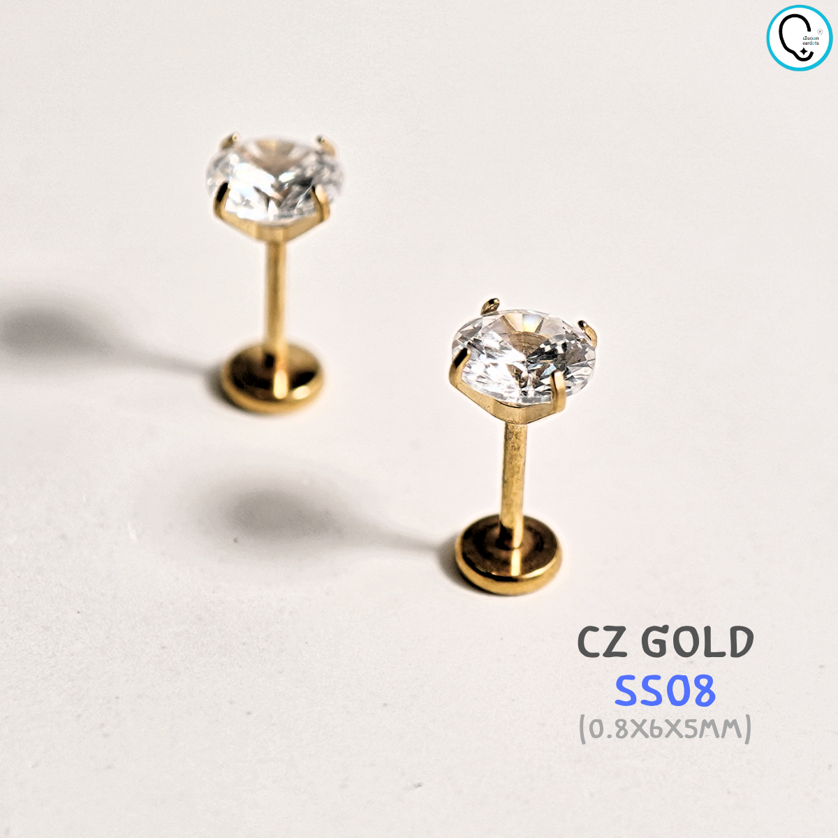 “เช็คสินค้าทัก line ก่อนโอนนะคะ” จิวแป้นแบน แบบเสียบ และ แป้นขันน๊อต สแตนเลสเกรดมีตัดแพทย์_SS00