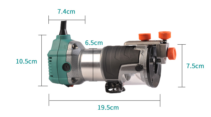 EC05 ทริมเมอร์ เครื่องเซาะร่องไม้ แบบปรับรอบได้ 6 สปีด Power Action คุณภาพสูงมาก!!!