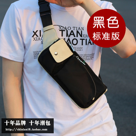 พร้อมส่ง กระเป๋าผู้ชาย คาดไหล่ คาดเอว กันน้ำ แฟชั่นเกาหลี