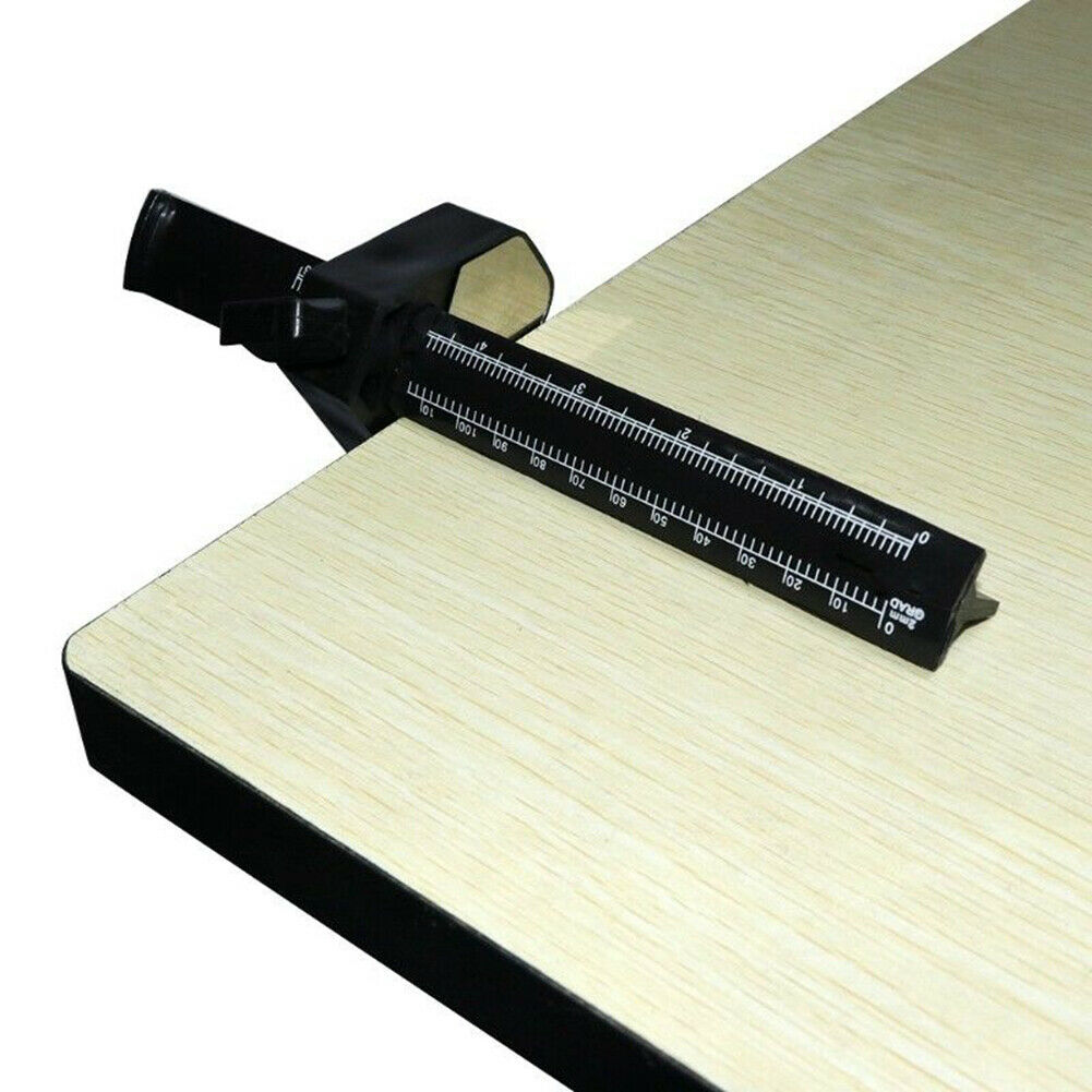 R15 ไม้ตีสเกลวัดระยะเจาะเดือยไม้ ยึดขอบไม้ 150 mm