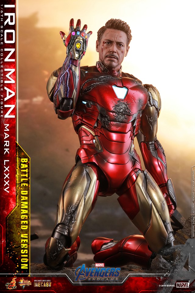 Hot Toys MMS543D33 Avengers: Endgame 1/6 Iron Man Mark LXXXV (Battle Damaged Version)