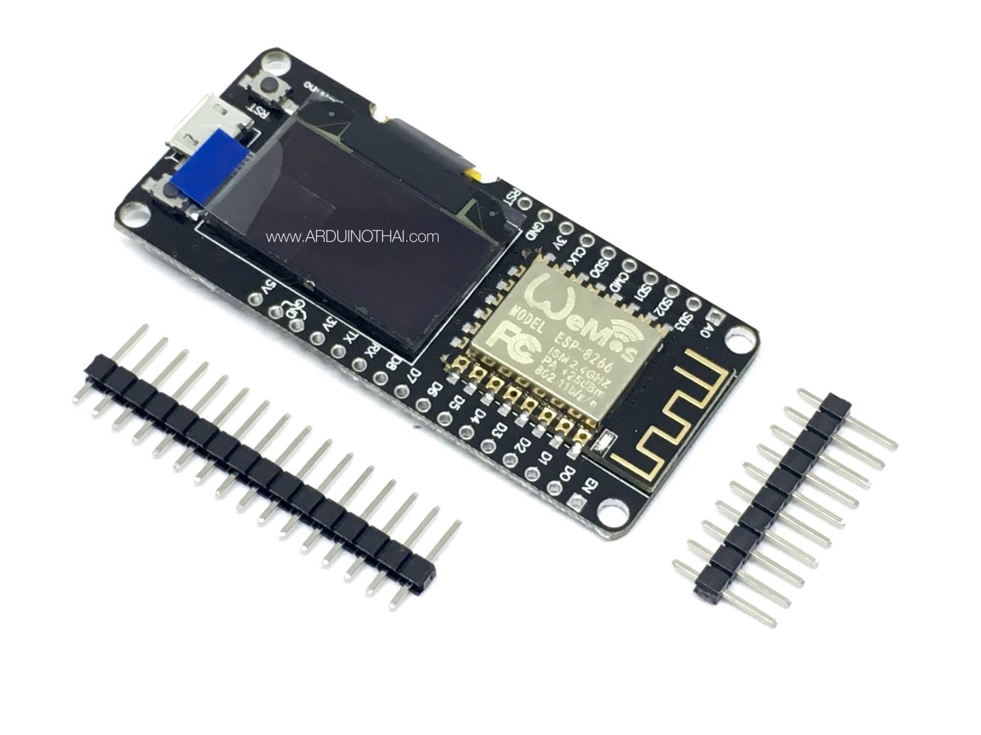 NodeMCU ESP8266 + 0.96 Inch OLED Board