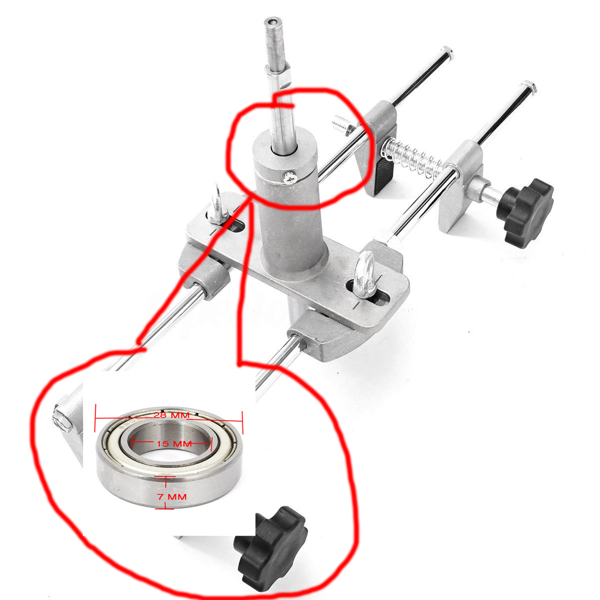 OT33 ลูกปืนคอชุดเจาะตลับกุญแจ G13