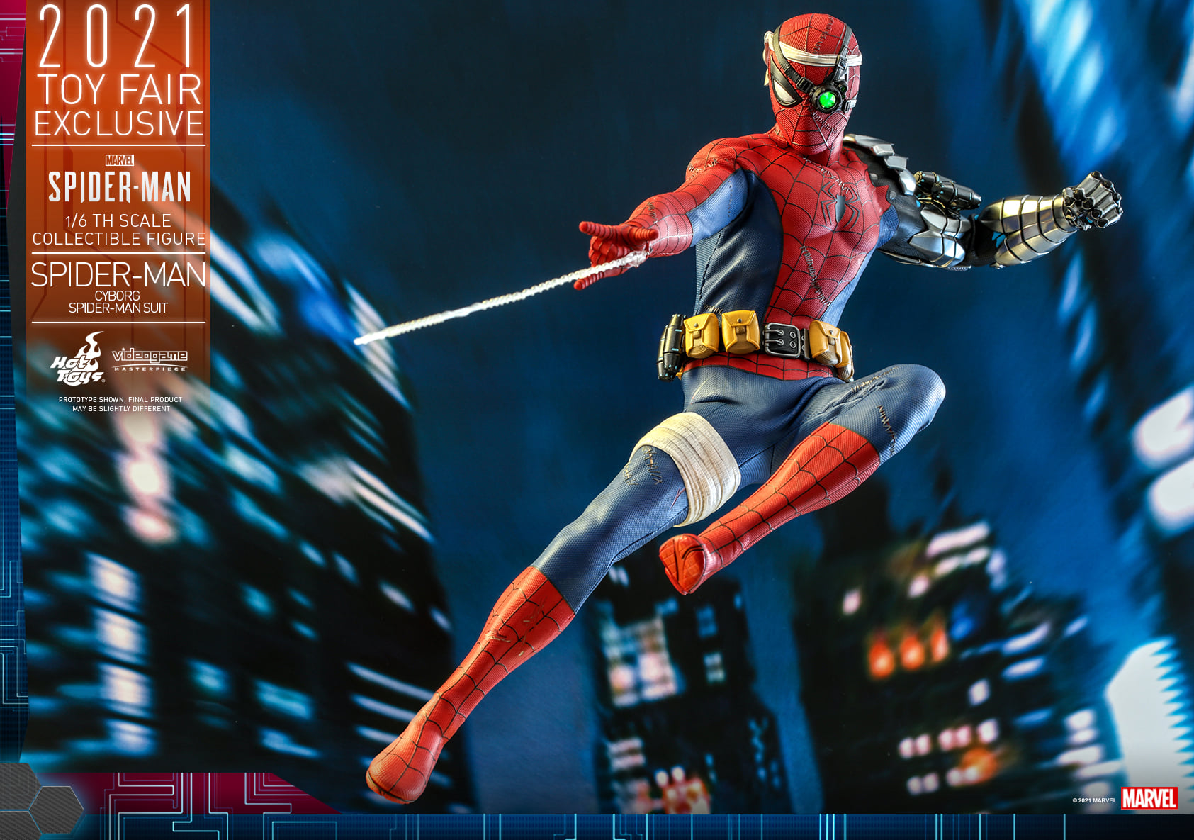 Hot Toys VGM51 1/6 Marvel's Spider-Man - Spider-Man (Cyborg Spider-Man Suit) [Toy Fair Exclusive 2021]