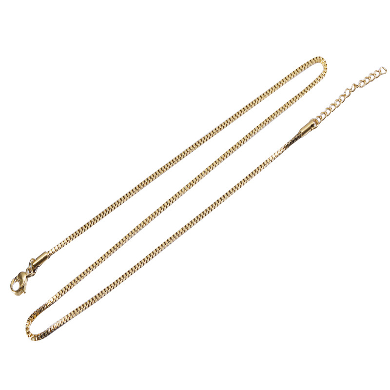 “เช็คสินค้าทัก line ก่อนโอนนะคะ”สร้อยคอสำหรับผิวแพ้ง่าย Plain_NT355