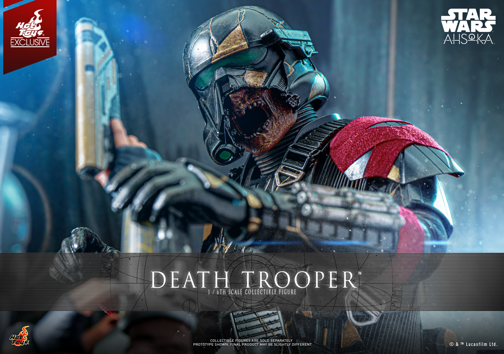 Hot Toys TMS134 Star Wars: Ahsoka - Death Trooper [Hot Toys Exclusive]