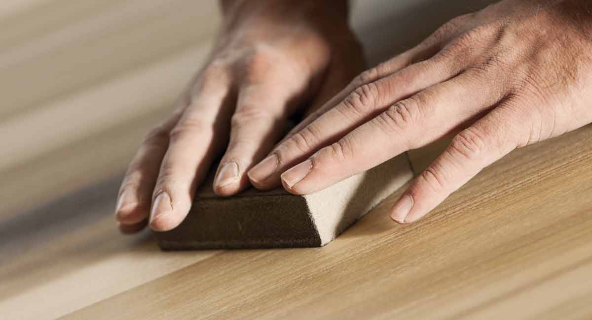 S02 ฟองน้ำกระดาษทราย 80 grite ชุด 4 ก้อน