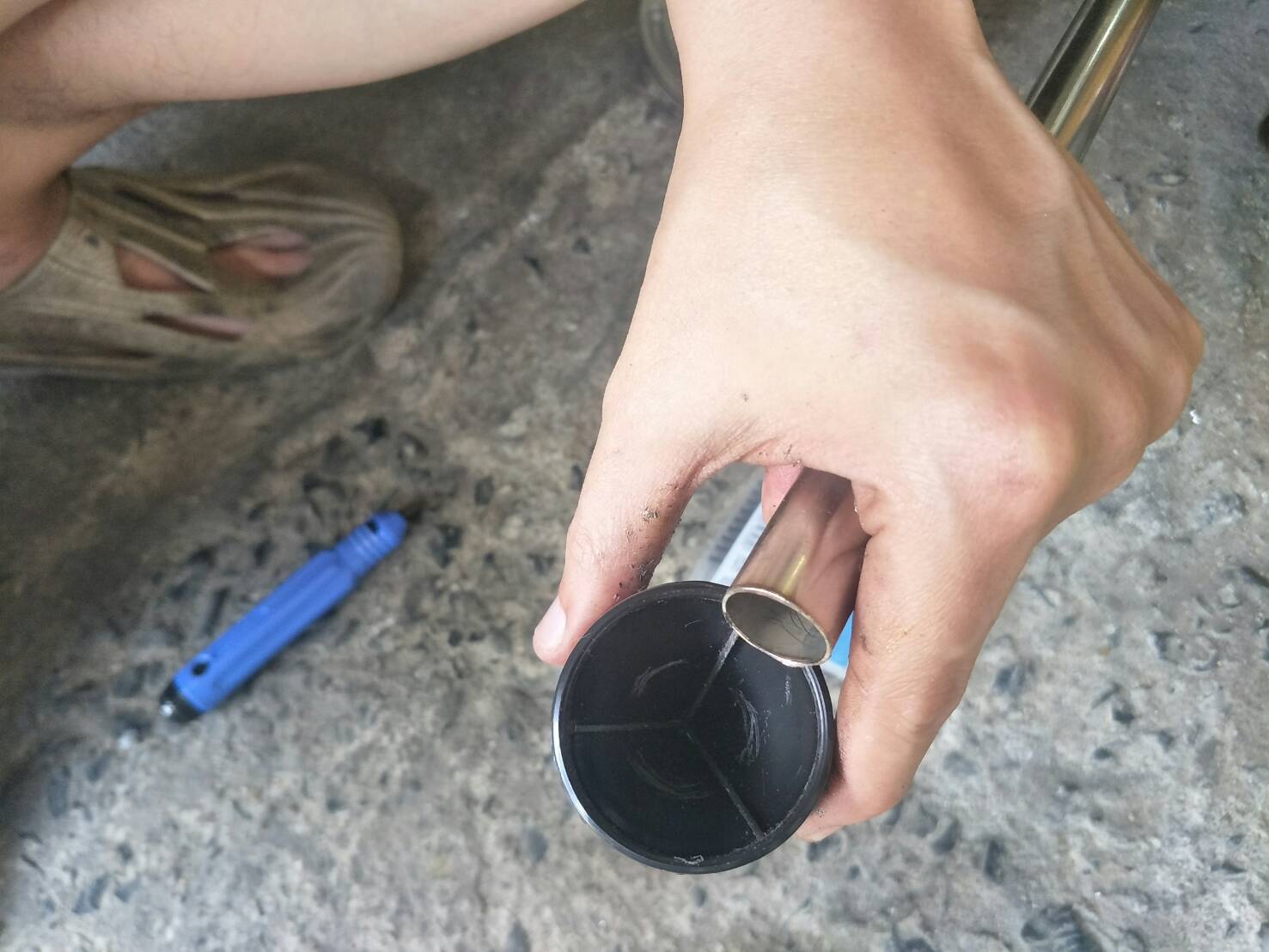 DC08 ชุดลบคมท่อ ลบคมขอบ 2 IN 1