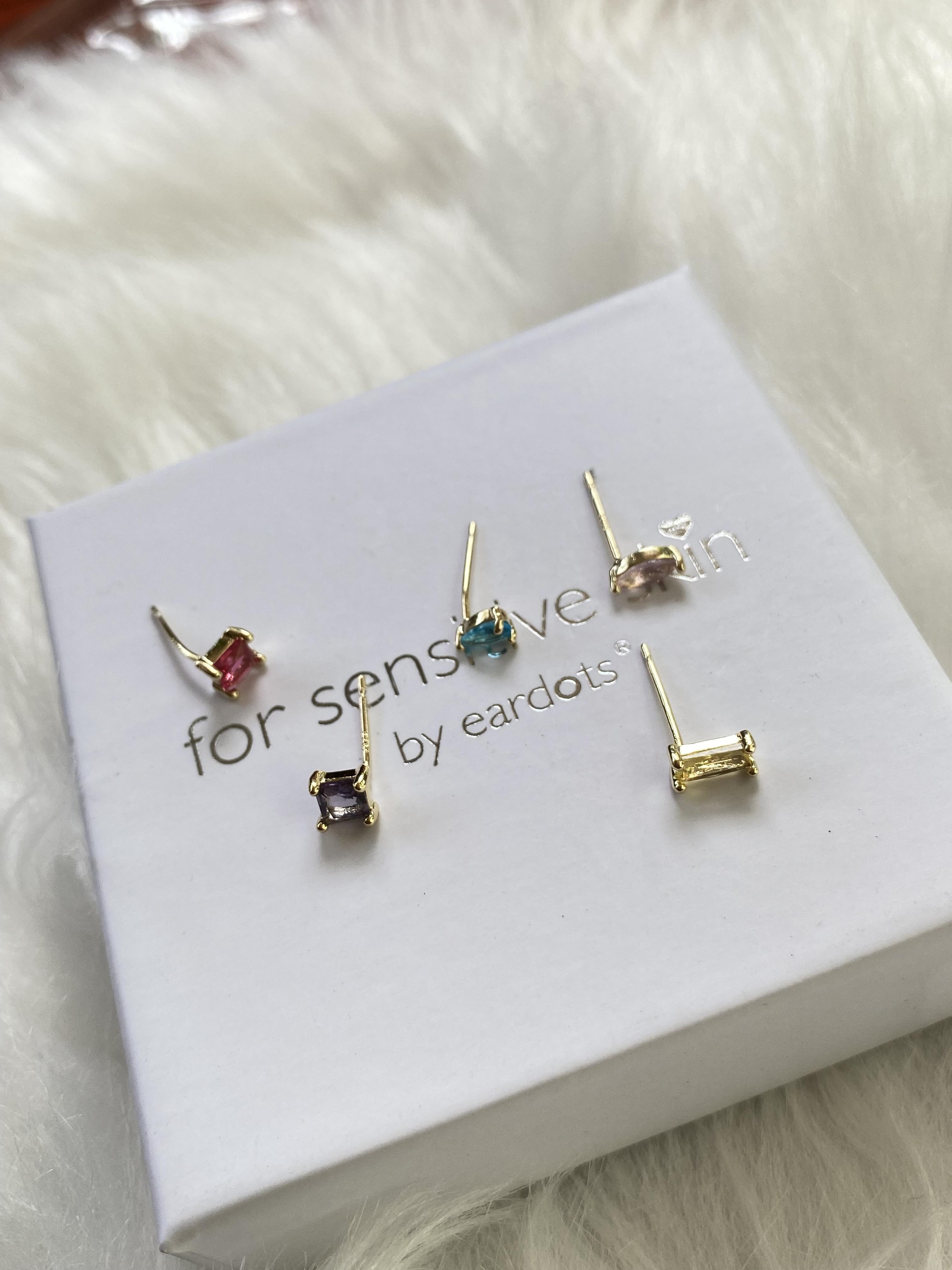 ต่างหูสำหรับผิวแพ้ง่าย ทอง 18K_Element SET