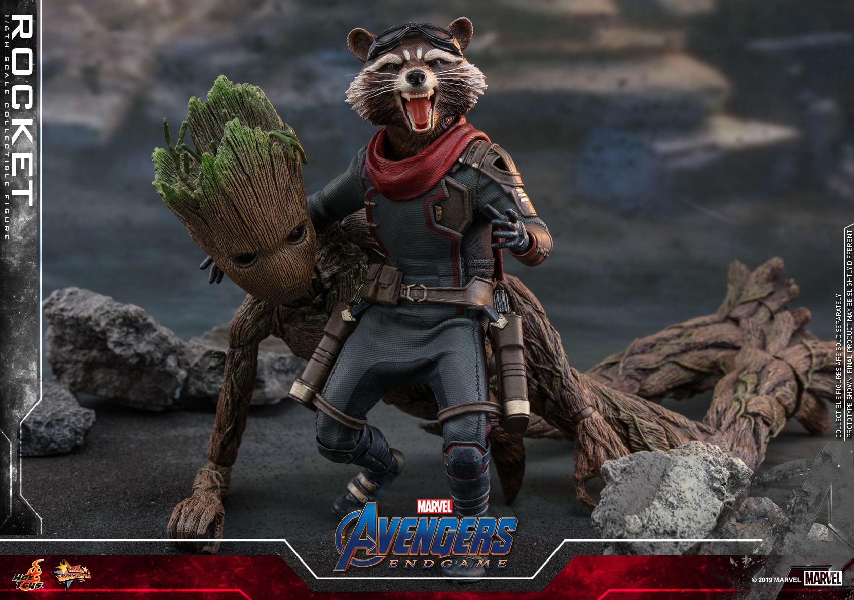 Hot Toys MMS548 Avengers: Endgame - Rocket