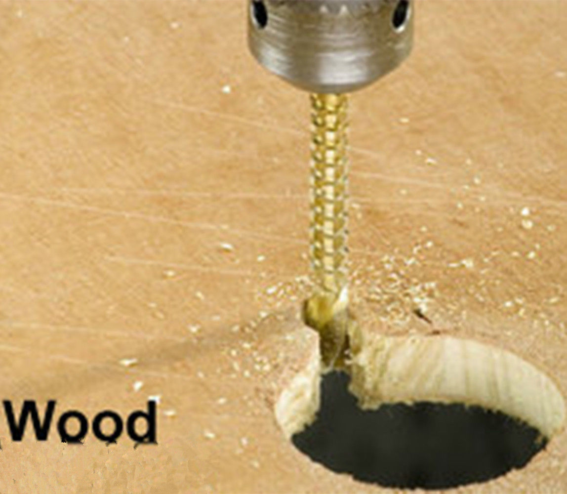 DS01 ดอกเจาะเลื่อย กัด สำหรับงานไม้ พลาสติก โลหะบาง ขนาด 3m/4m/5m/6m/6.5m/8m ยกชุด 6 ดอก