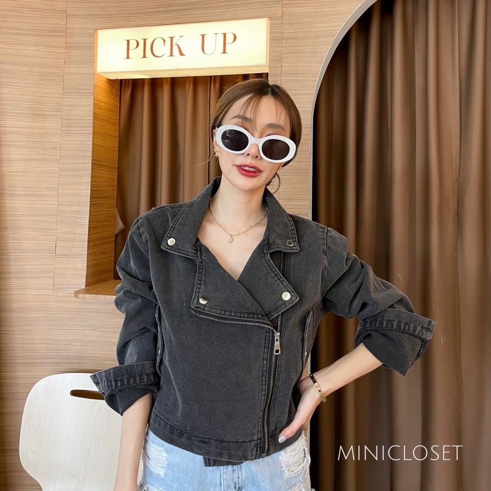 แจ็คเก็ตยีนส์กันหนาว สไตล์Zara