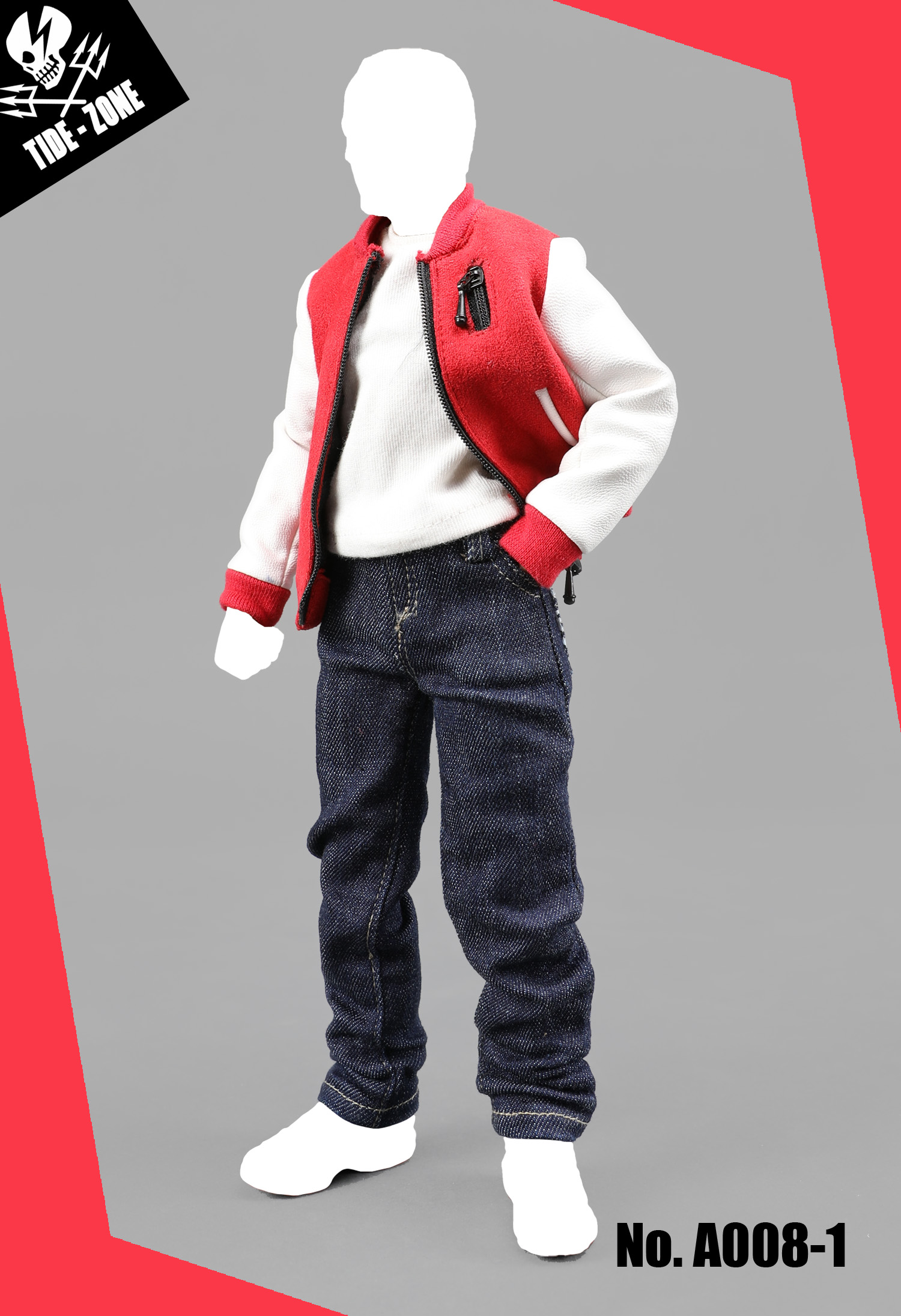 TIDE-ZONE A008 Baseball blouses suit