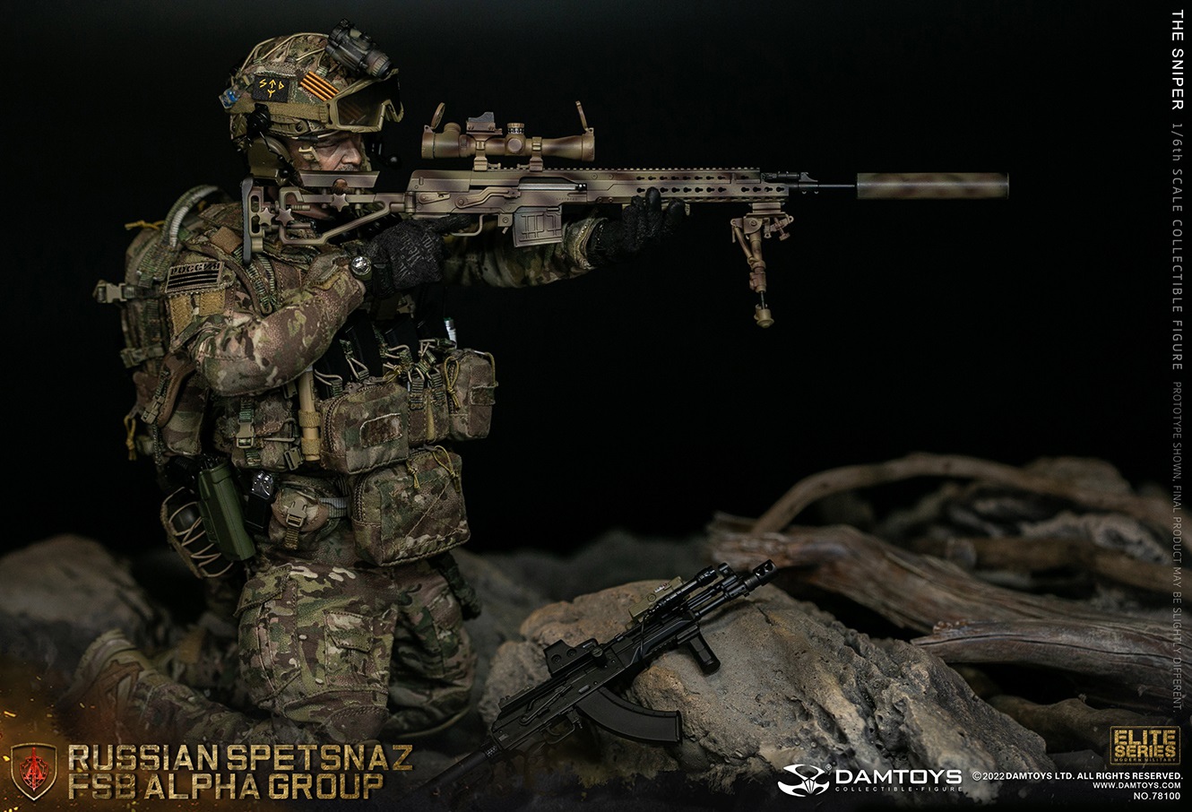 DAMTOYS 78100 1/6 RUSSIAN SPETSNAZ FSB ALPHA GROUP - THE SNIPER