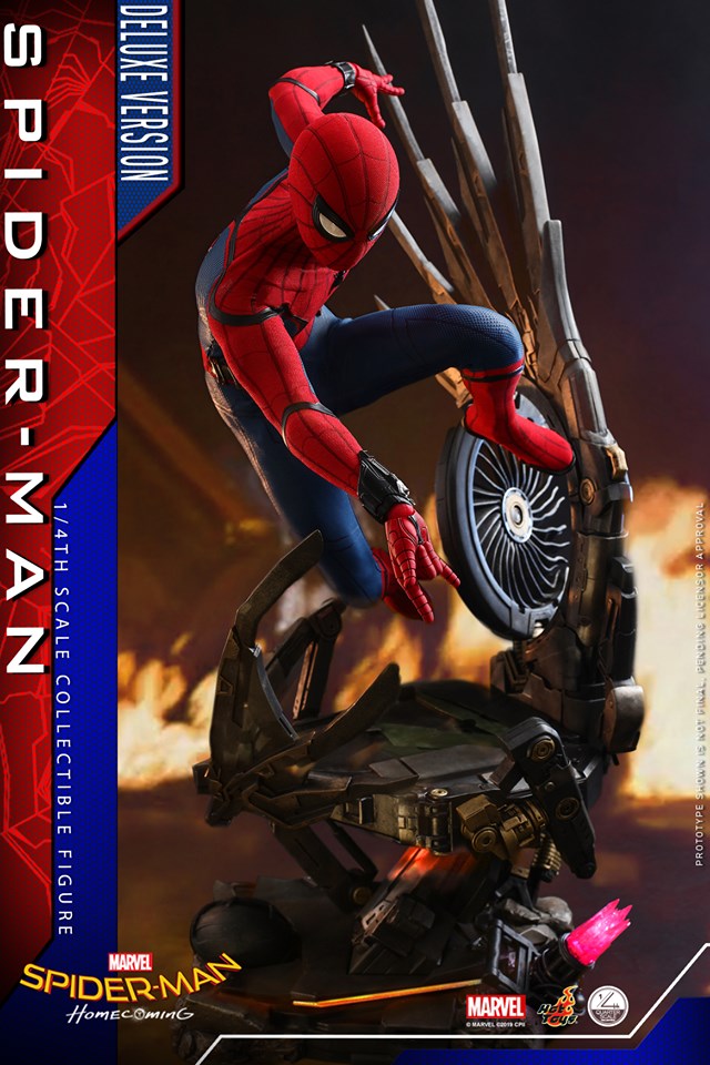 Hot Toys QS015 Spider-Man: Homecoming 1/4 Spider-Man (Deluxe Version)