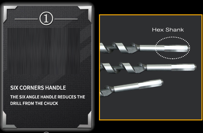 D23 ชุดดอกเจาะไม้ยาว 450 mm 12-25 mm สำหรับ เจาะต้นปาล์ม/ต้นไม้ /เจาะไม้หนา