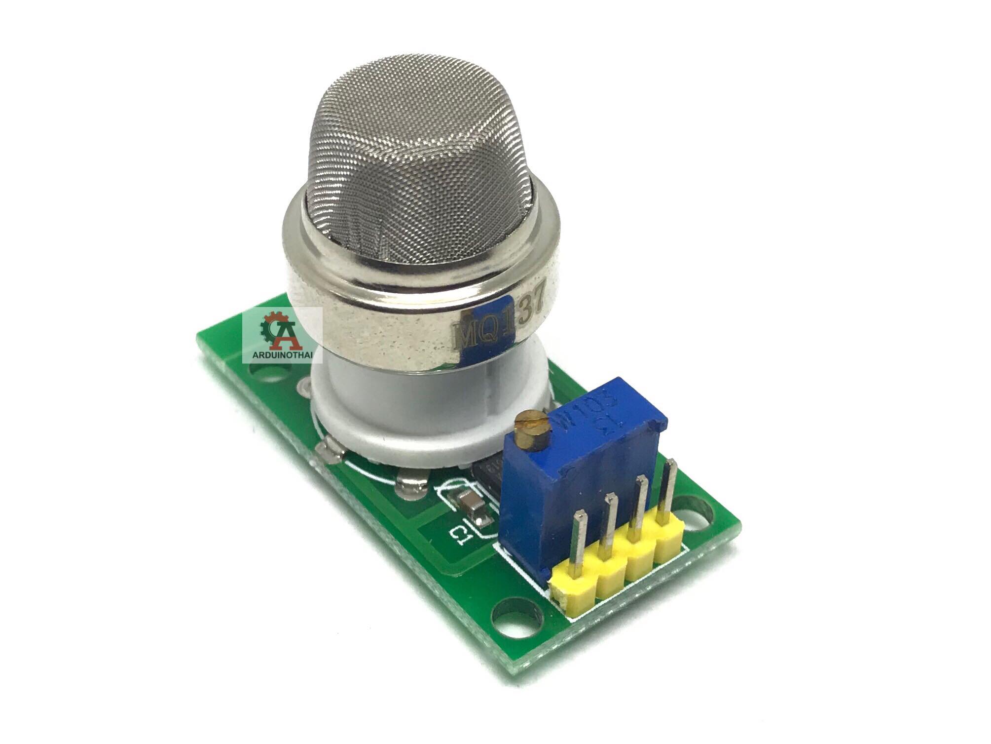 เซนเซอร์ตรวจจับแก๊สแอมโมเนีย MQ-137 (Ammonia NH3) Gas Sensor Module set2 สต็อกไทยส่งไว