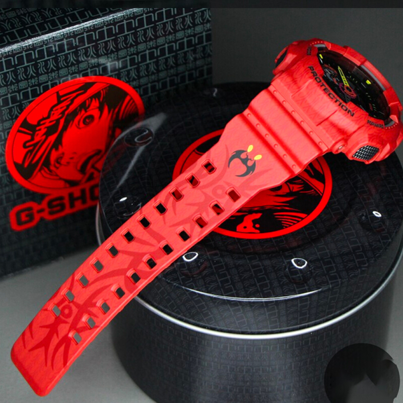 Casio G-Shock นาฬิกาข้อมือ สายเรซิ่น ผู้ชาย รุ่น GA-110SGG-3A GA-110SGH-4A