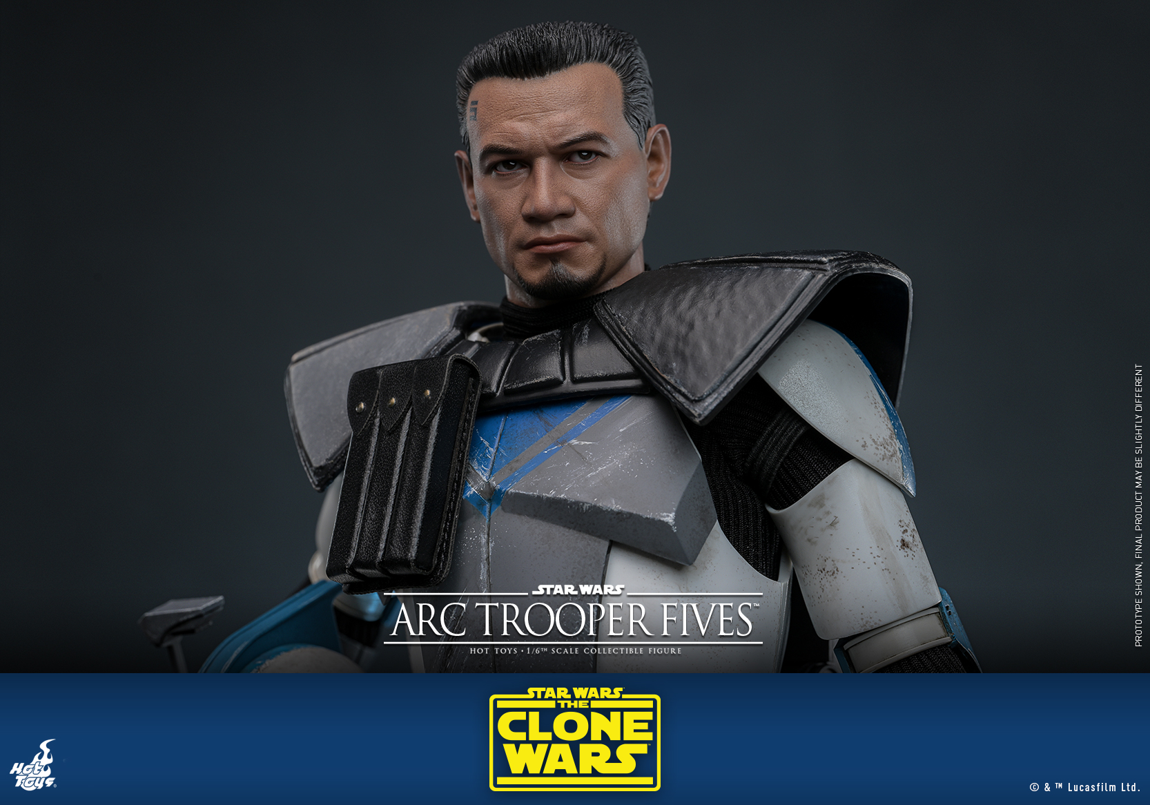 Hot Toys TMS132 Star Wars: The Clone Wars - Arc Trooper Fives
