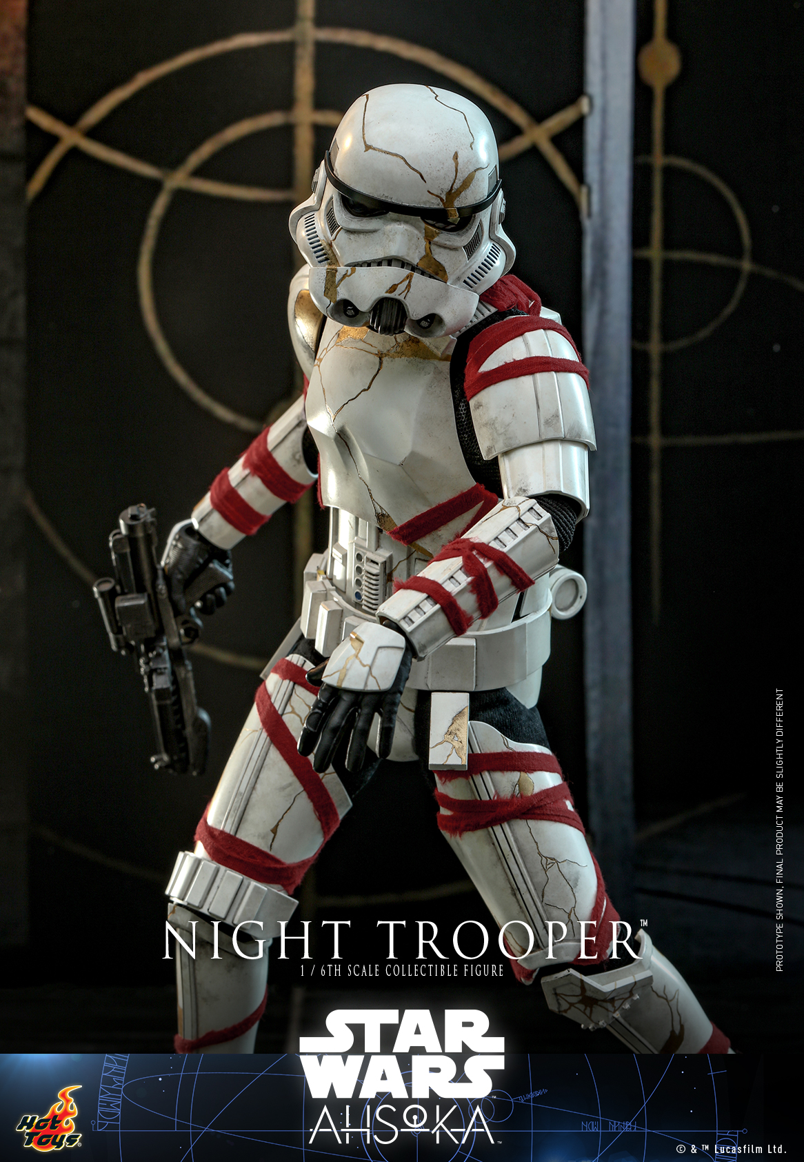 Hot Toys TMS121 1/6 Star Wars: Ahsoka™ - Night Trooper™