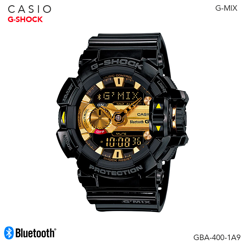 นาฬิกาข้อมือ Casio G-Shock G’Mix GBA-400 Bluetooth รุ่น GBA-400-1A9 GBA-400-1A