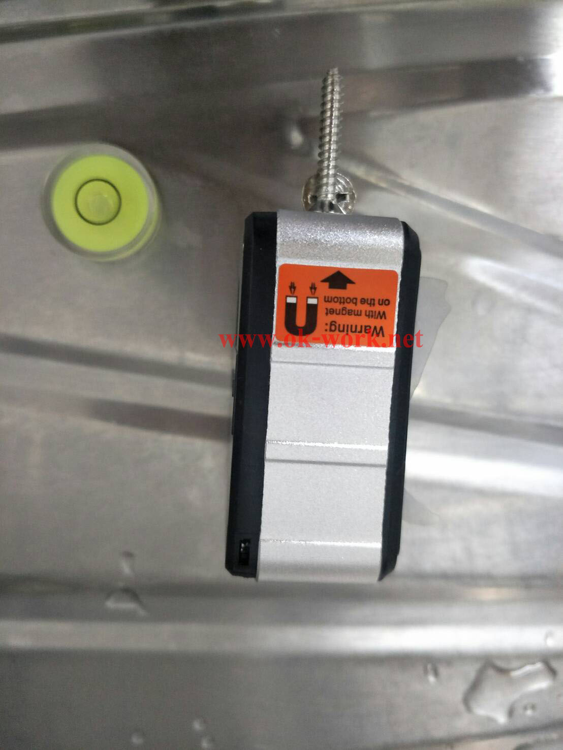 R11 กล่องวัดองศาแบบ ดิจิตอล มีแม่เหล้กในตัว ขนาด 60x60 mm