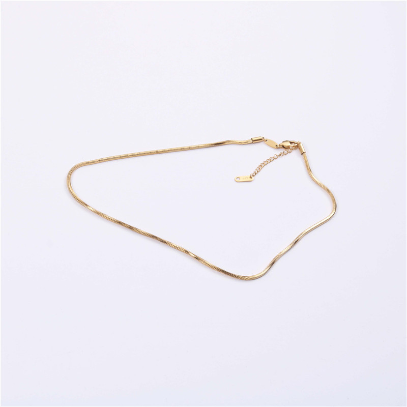 “เช็คสินค้าทัก line ก่อนโอนนะคะ” สร้อยคอสำหรับผิวแพ้ง่าย Praye กว้าง 0.2cm ไม่มีจี้_NT345C