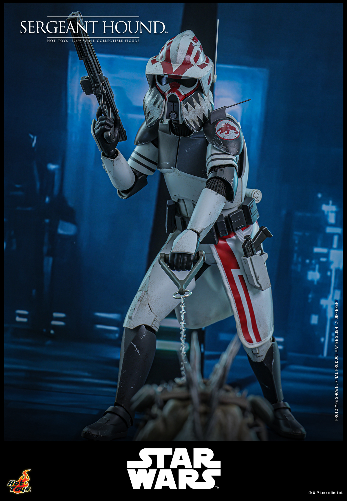 Hot Toys TMS167 Star Wars: The Clone Wars - Sergeant Hound