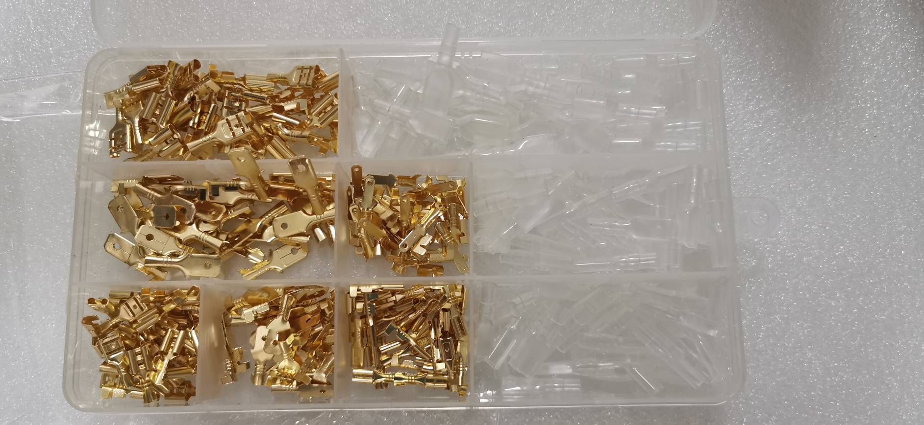 CARE16 ชุด หัวต่อสายไฟ315ชิ้น ทองเหลืองแท้ พร้อมปลอก