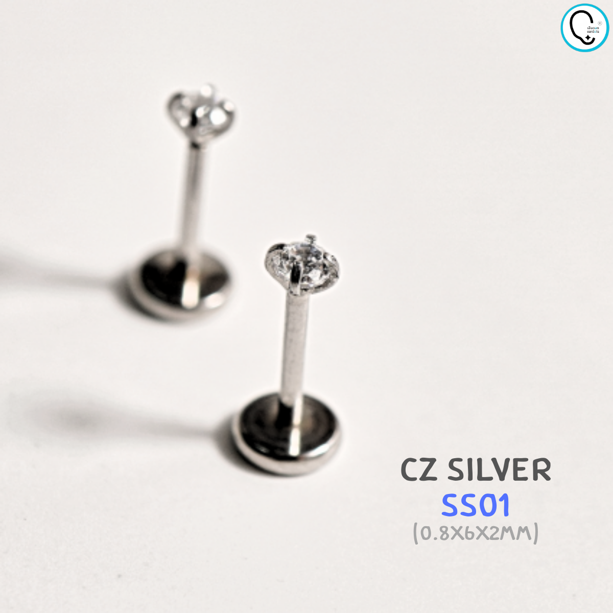 “เช็คสินค้าทัก line ก่อนโอนนะคะ” จิวแป้นแบน แบบเสียบ และ แป้นขันน๊อต สแตนเลสเกรดมีตัดแพทย์_SS00