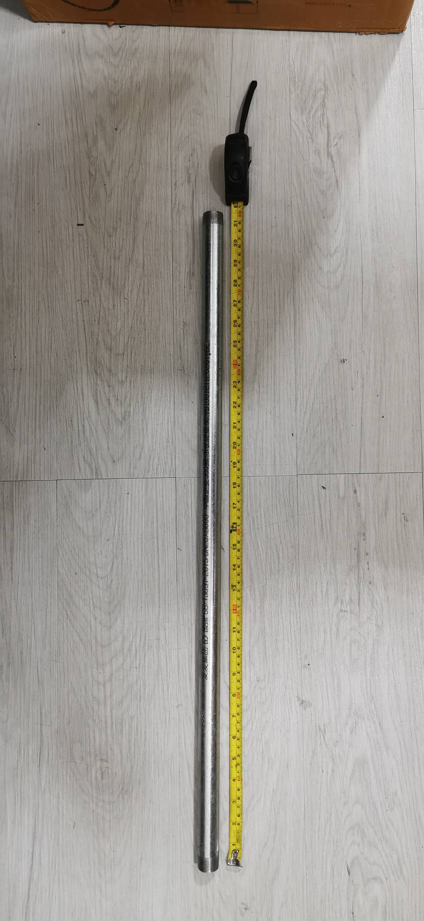 OT121-80CM ท่อ 4 หุน สำหรับแคมป์ท่อ ยาว 80 เซน เกลียว 2 ด้าน พร้อมใช้