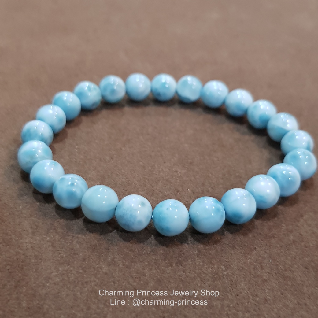 Larimar AAA++ ลาริมาร์ 8 มม