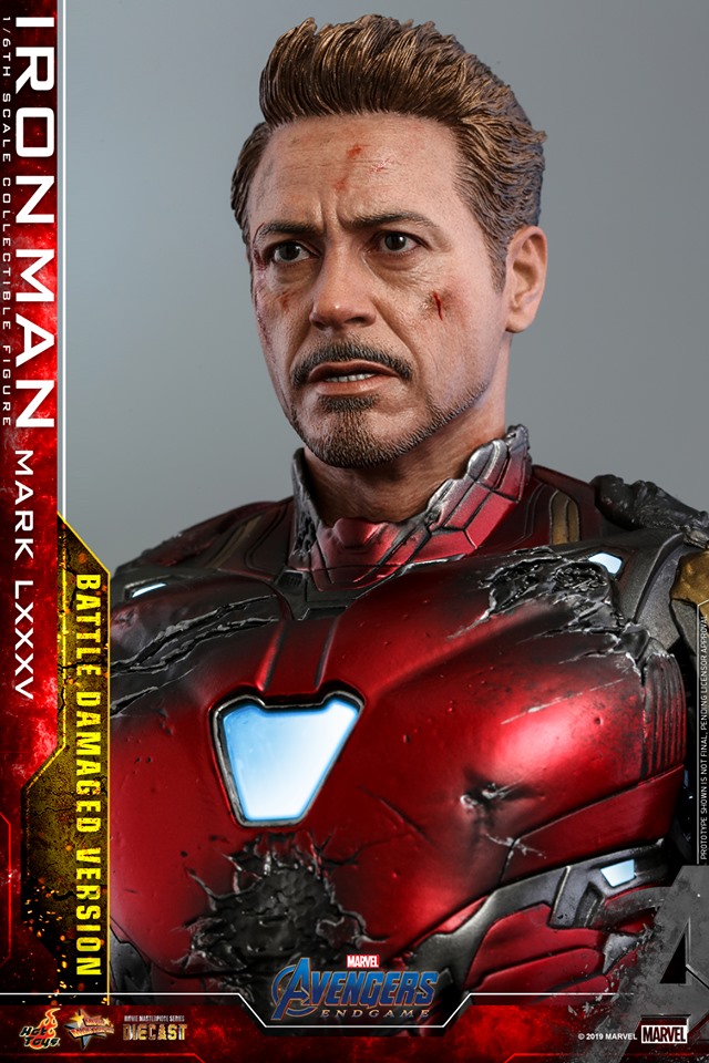Hot Toys MMS543D33 Avengers: Endgame 1/6 Iron Man Mark LXXXV (Battle Damaged Version)