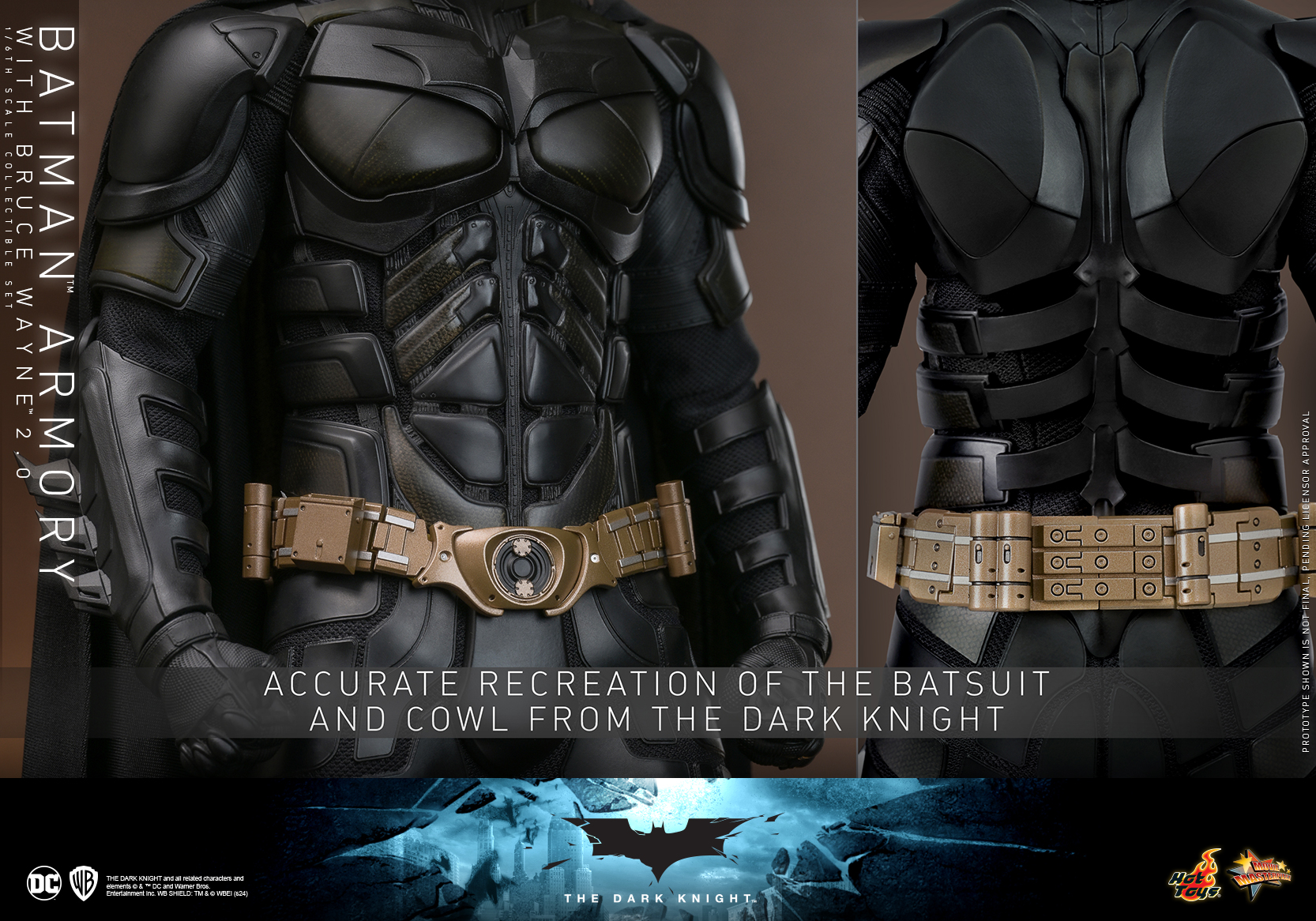 Hot Toys MMS750 The Dark Knight - Batman Armory with Bruce Wayne (2.0)