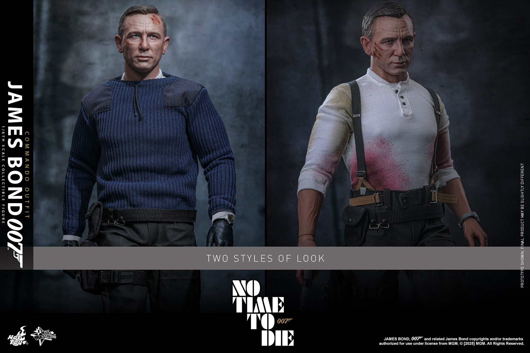 Hot Toys MMS804 No Time To Die - James Bond (Commando Outfit)