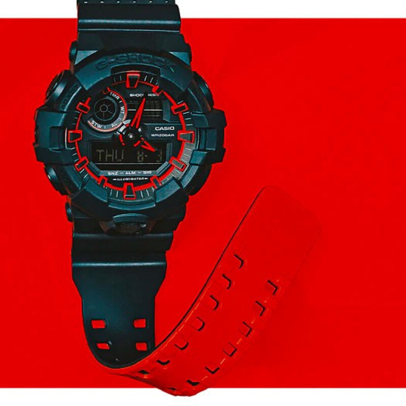 Casio นาฬิกาข้อมือG-Shock Standard ANA-DIGI GA-700 Series GA-700SE GA-700SE-1A4 GA-700SE-1A2 GA-700SE-1A4