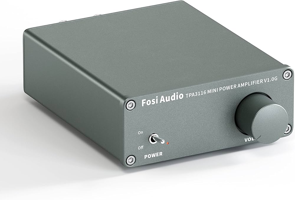 Fosi Audio V1.0 Amplifier ClassD 2 Channel ชิป TI TPA3116 ประกันศูนย์ไทย