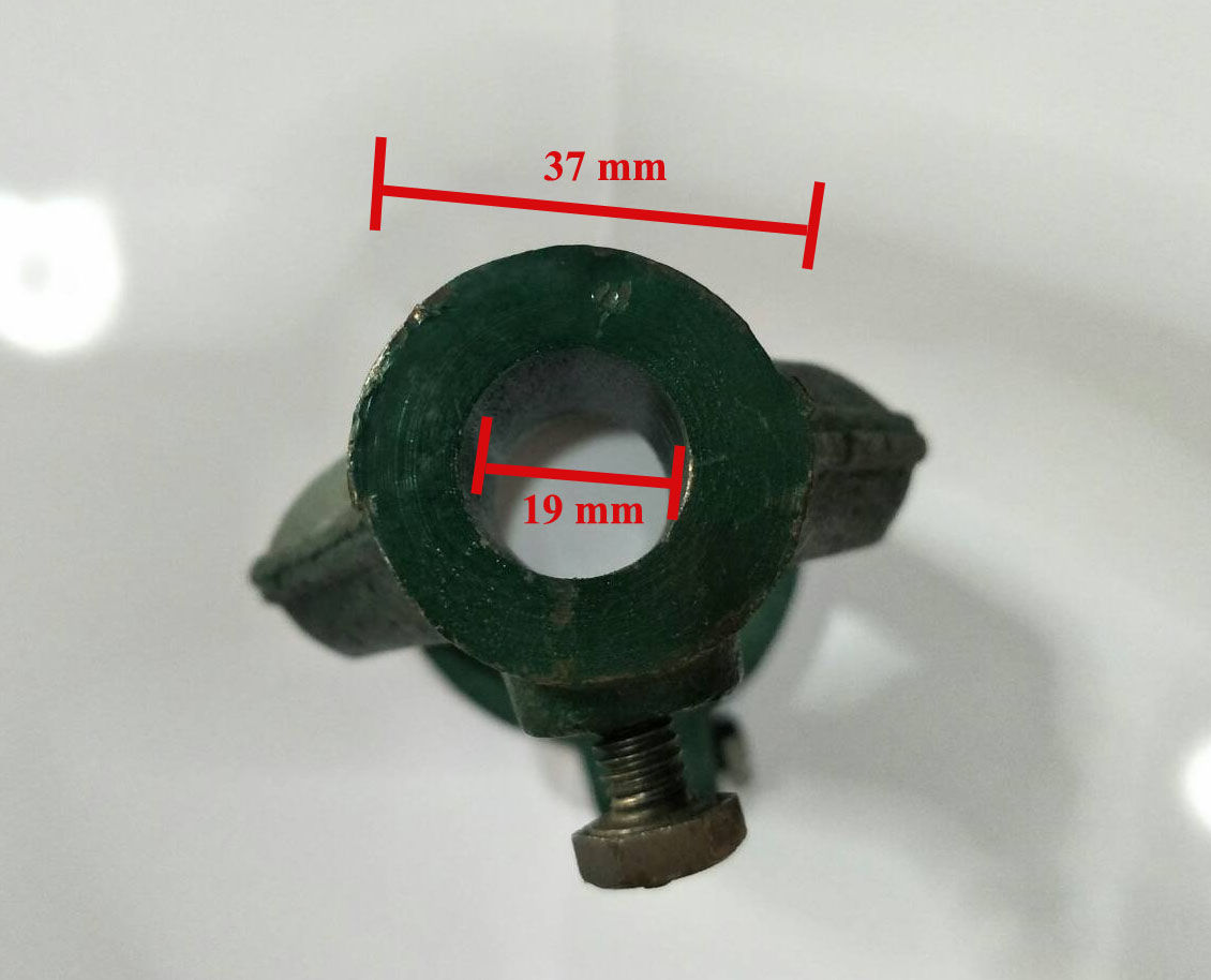 DS04A60 ตัวจับดอกสว่านเจาะไม้รูสี่เหลี่ยม คอ 60 มิล
