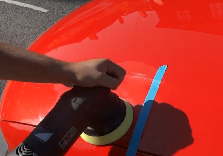 EG15 เครื่องขัดสีระบบข้อเหวี่ยง DA 1250w รุ่นโปร พร้อมฟองน้ำขัด ขัดง่าย ถนอมผิวแล็คเกอร์