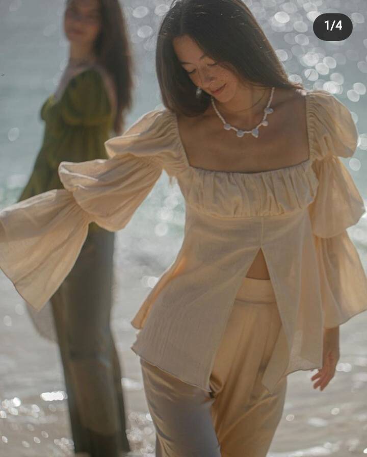 เสื้อแบบคุณญาญ่าใส่ ผ้าเหมือนที่คุณญาญ่าใส่เป๊ะๆ