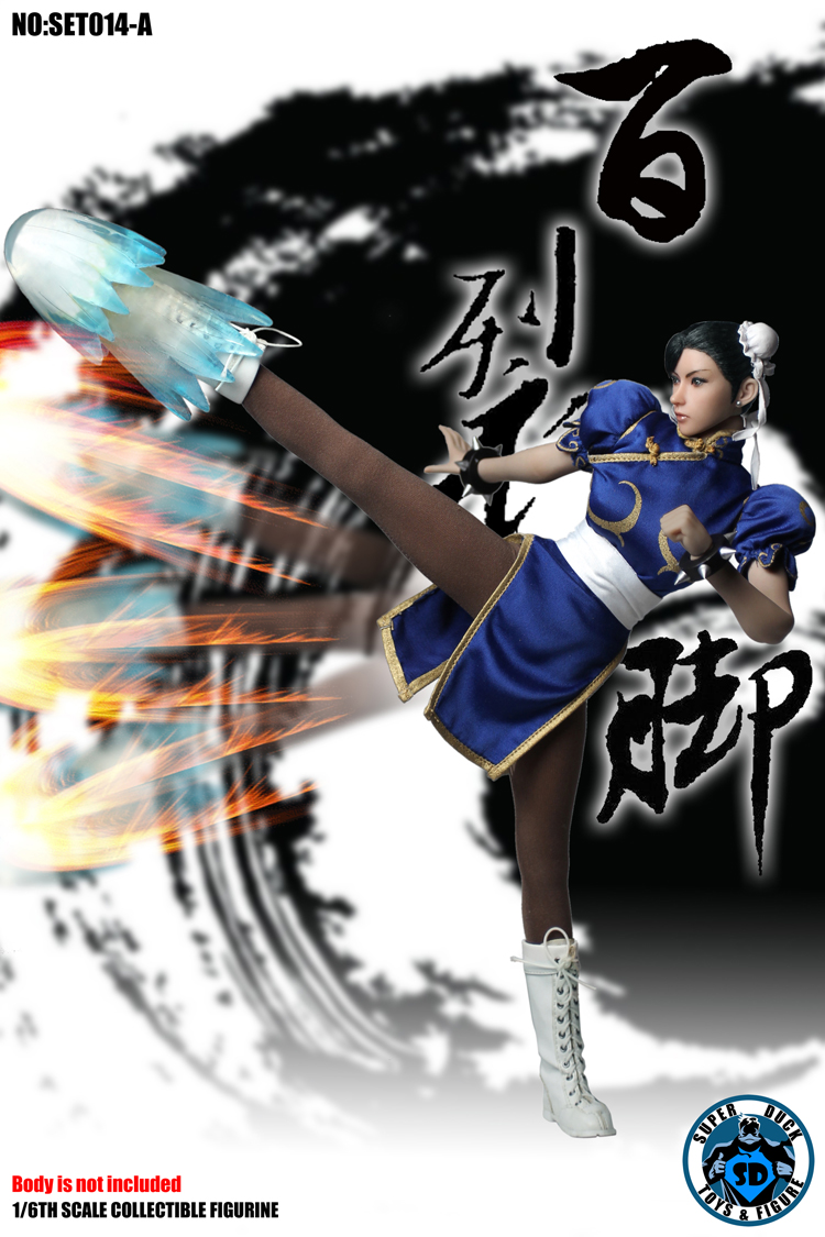 SUPER DUCK SET014-A 1/6 Cosplay China Fighting Goddess (Blue)